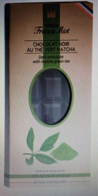 Chocolat noir au thé vert matcha