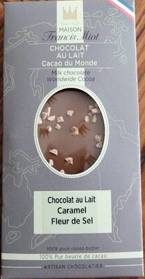 Chocolat au lait, au caramel et fleur de s