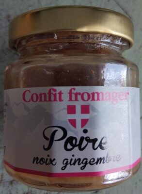 Confit fromager-Poire noix gingembre front packaging