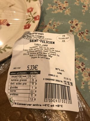 Saint felicien front packaging