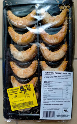 Fleurons Pur Beurre front packaging