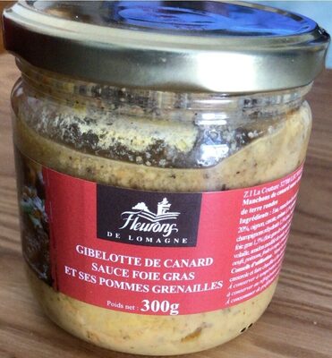 Gibelotte de canard sauce foie gras et ses pommes grenailles