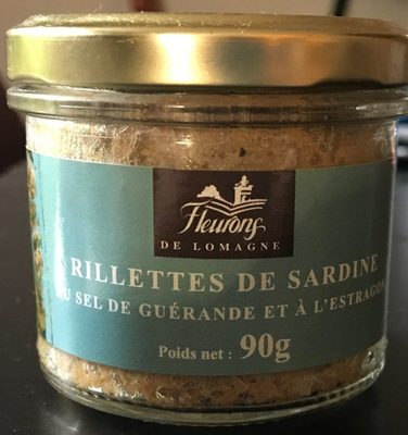 Rillettes de sardines au sel de Guérande et à l'estragon