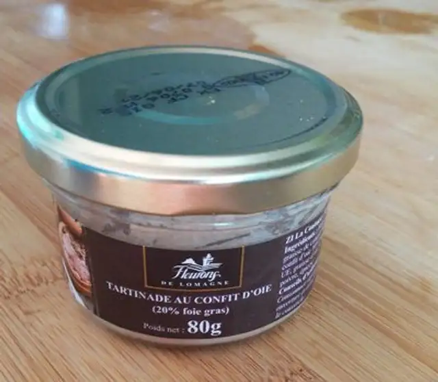 Tartinade de confit d'oie front packaging