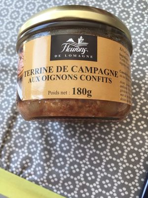 Terrine de campagne aux oignons confits