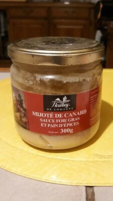 Mijoté de canard sauce foie gras