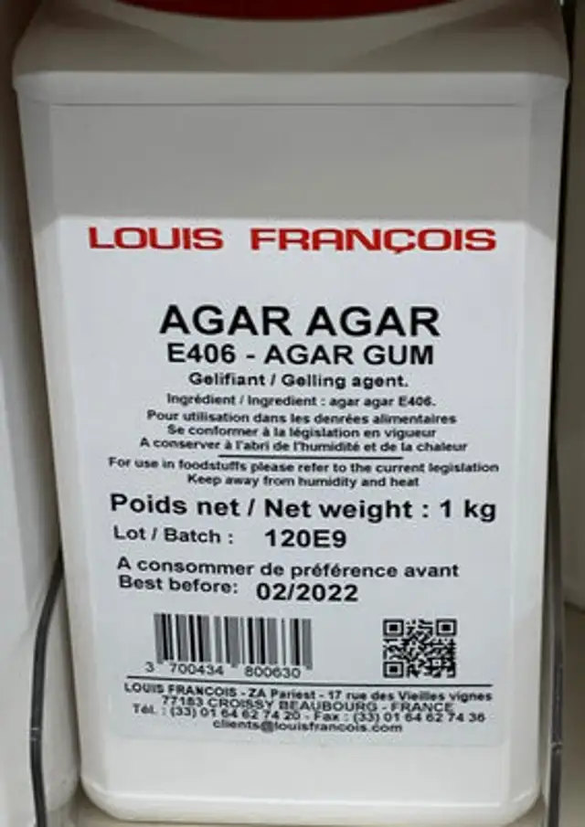 Agar Agar front packaging