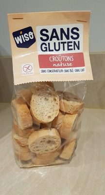 Croûtons Nature sans Gluten front packaging