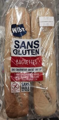 Wiso - Baguette sans gluten front packaging