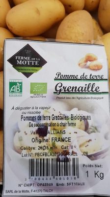 POMME DE TERRE BARQUETTE