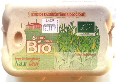 6 oeufs frais bio