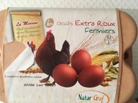 Oeufs extra roux fermiers