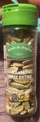 Cardamome fruit entier front packaging
