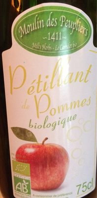 Pétillant de pommes front packaging