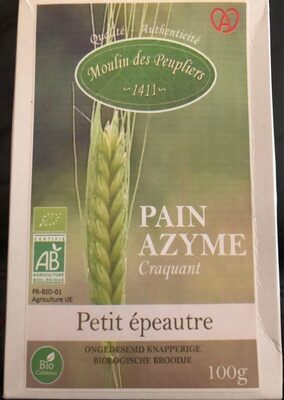 Pain Azyme Petit épeautre