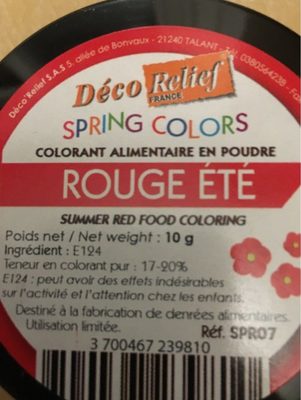 Colorant alimentaire