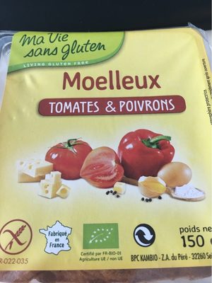 Moelleux tomates et poivrons