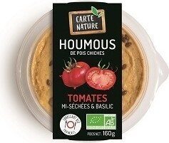 Houmous tomates mi-séchées & basilic