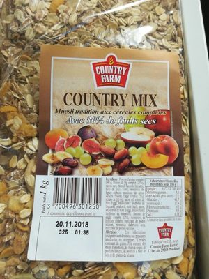 Country Mix Muesli Aux Fruits
