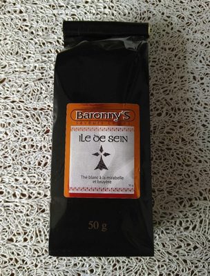 Thé blanc à la mirabelle et bruyère front packaging