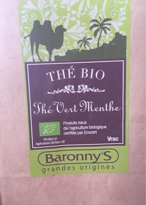 Thé vert Menthe front packaging