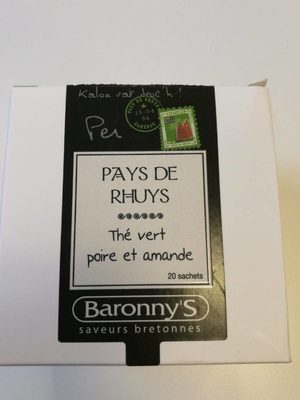 Thé vert poire et amande