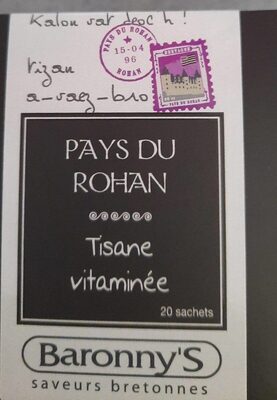 Tisane vitaminée front packaging