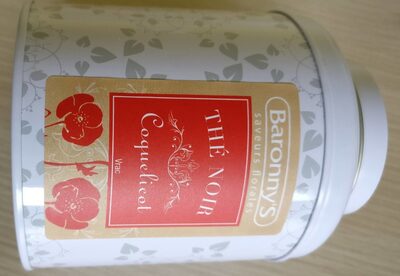 Thé noir coquelicot front packaging