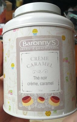 Thé noir crème caramel