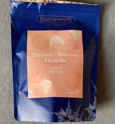 Thé noir / Thé Vert Glacés (Aromatisé PÊCHE)