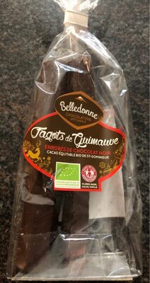 Fagots De Guimauve Enrobés De Chocolat Noir Bio & équitable