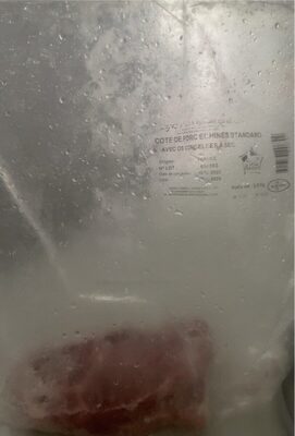 Cotes de porcs echines standard front packaging