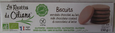 Biscuits enrobés de chocolat au lait