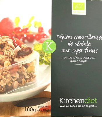 Pépites croustillantes de céréales aux super fruits BIO