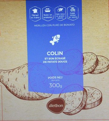 Pave de colin et son Ecrasée de Patate Douce