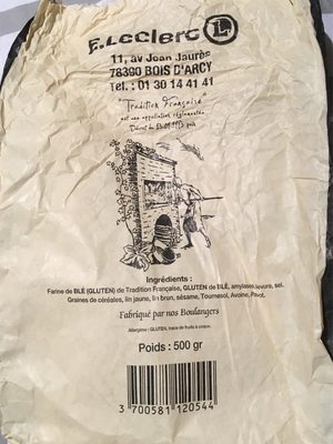 Le Pavé de Bois d'Arcy au graines