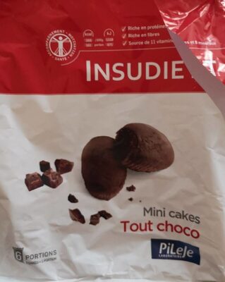 Insudiet Mini Cake Tout Chocolat X