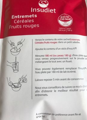 Entremet Fruits rouges