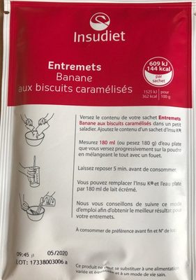 Entremet Banane biscuit