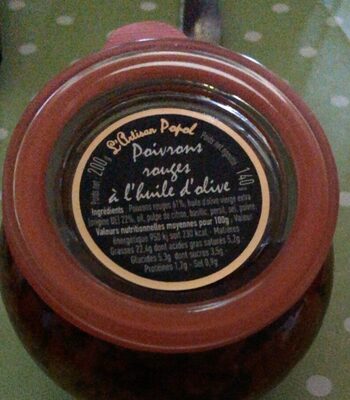 Poivrons rouges à l’huile d’olive