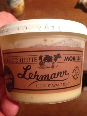 Cancoillotte morille front packaging