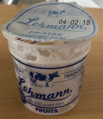 Yahourt Maison confiture de fruits