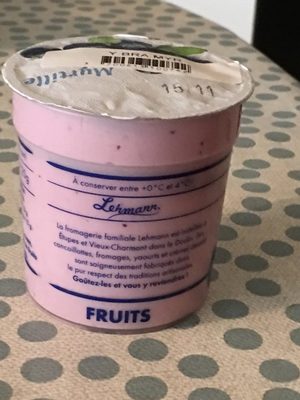 Yaourt au fruit saveur myrtille