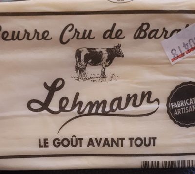 Beurre cru de baratte