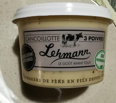 Cancoillotte 3 poivres front packaging