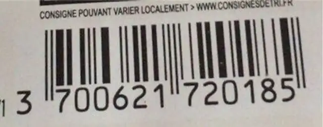 Madeleines nutrition facts table