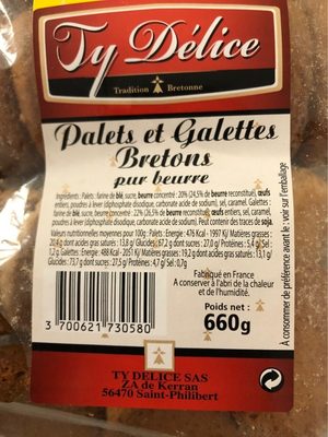 Palets et Galettes Bretons Pur Beurre