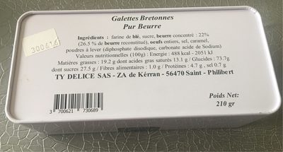 Galettes Bretonnes Pur Beurre