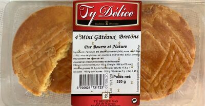 4 mini gateaux bretons front packaging