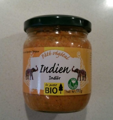 Délices de Légumes Indien front packaging